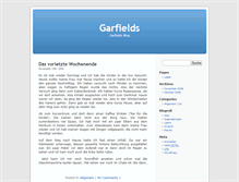 Tablet Screenshot of garfield.onko-kids.de